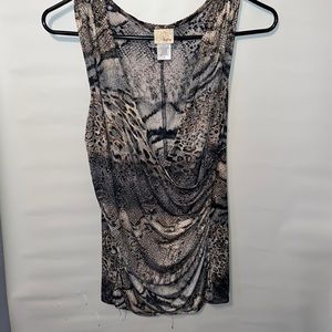 Daytrip Animal Print Sleeveless tank